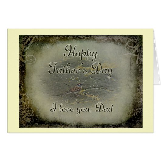 Happy Father's Day - Sparrow (Front Horizontal)