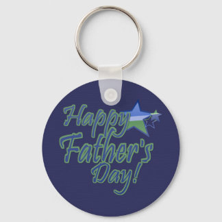 happy fathers day StarDad Keychain