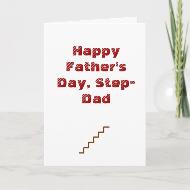 Happy Father's Day, Step-Dad Card (Front)