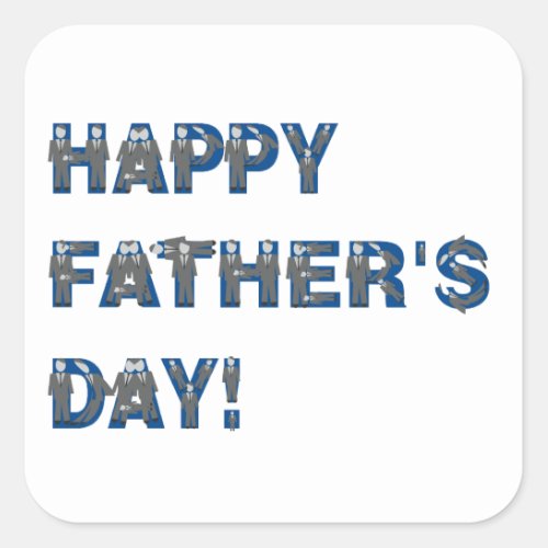 Happy Fathers Day Stickers