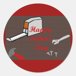 happy fathers day stickers 100 satisfaction guaranteed