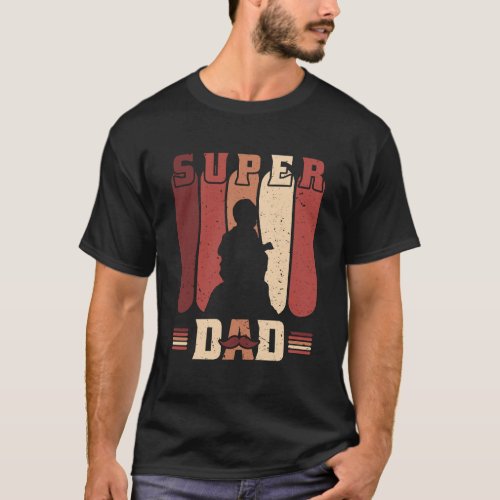 Happy Fathers Day Super Dad T_Shirt