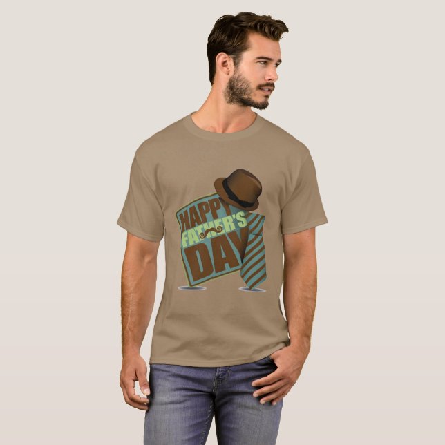 Happy Fathers Day T-Shirt (Front Full)
