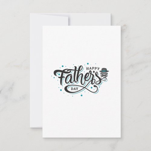 Happy Fathers day Thank You Card