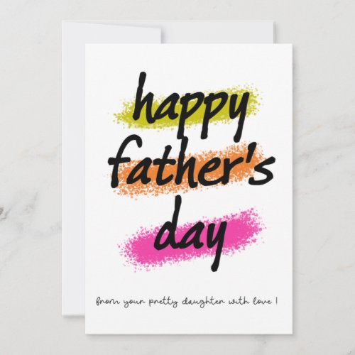 Happy Fathers Day Thank You Card