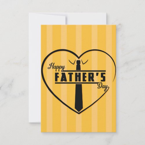 Happy Fathers Day  Thank You Card