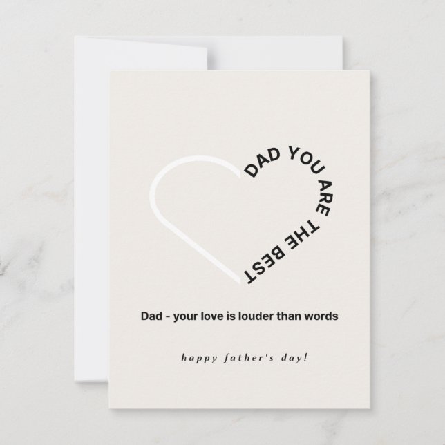 Happy father's day thank you card (Front)