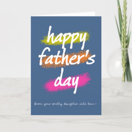 Happy Fathers Day Thank You Card