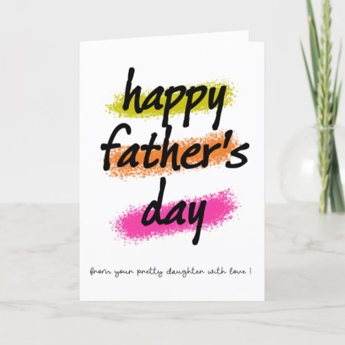 Happy Fathers Day Thank You Card