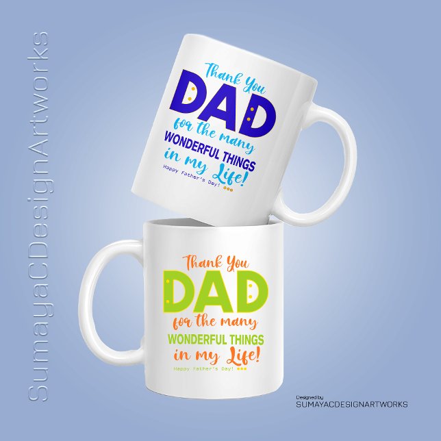 Happy Father's Day Thank You Dad Mug (Creator Uploaded)