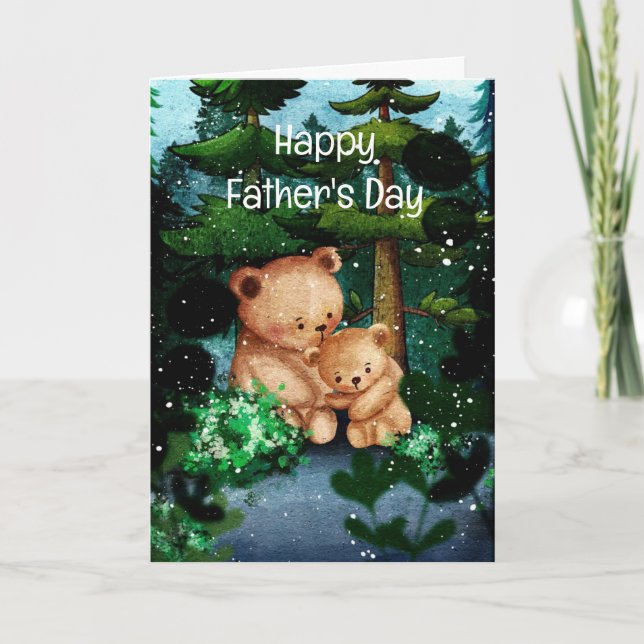 Happy Father's Day Thanks for Always Being There Card (Front)