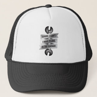 Happy Father's Day to Dad Who Works in the Garage Trucker Hat