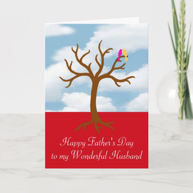 Happy Father's Day to Husband from Wife Card (Front)
