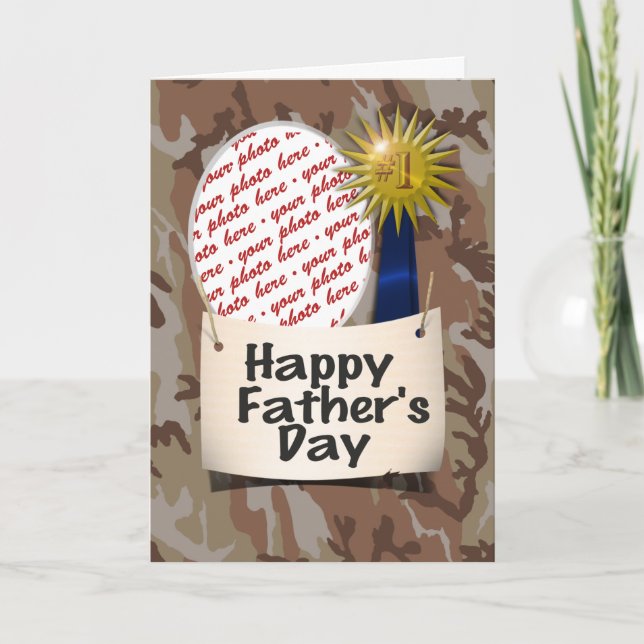Happy Father's Day to  my #1 Dad Card (Front)