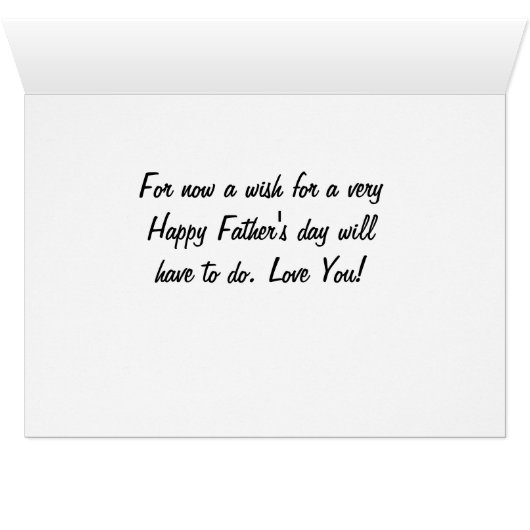 HAPPY "FATHER'S DAY" TO MY SOLDIER HUBAND (Inside Horizontal (Bottom))