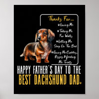 Happy Fathers Day To The Best Dachshund Dad - Dach