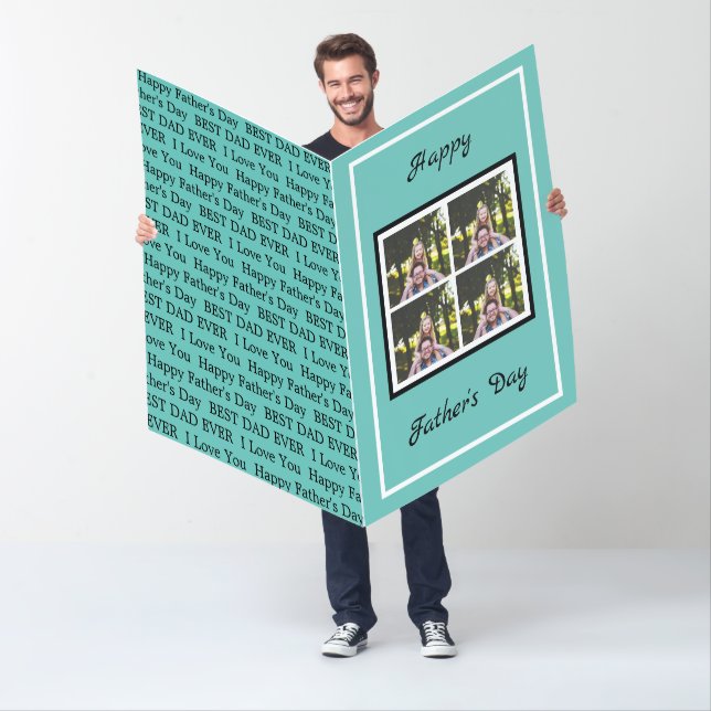 Happy Father's Day to the Best Dad Ever  Card (In Situ)