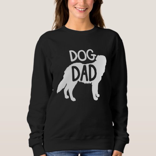 Happy Fathers Day To The Best Dog Dad Dog  1 Sweatshirt