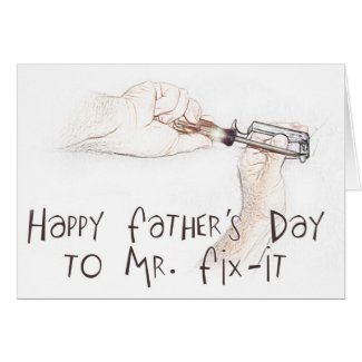 Happy Fathers Day to the Handyman! Card