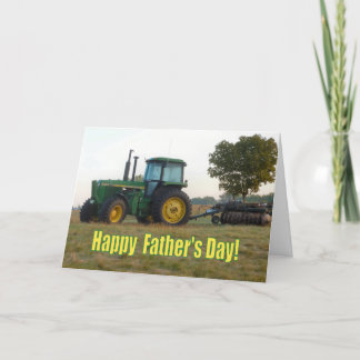 Happy Father's Day Tractor Card