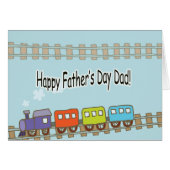 Happy Fathers Day Train (Front Horizontal)