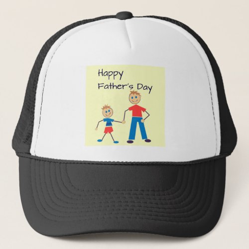 Happy Fathers Day Trucker Hat