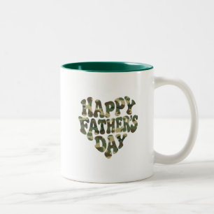 Happy Father's Day Two-Tone Coffee Mug