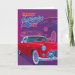 Happy Father's Day Vintage Classic Cars Card
