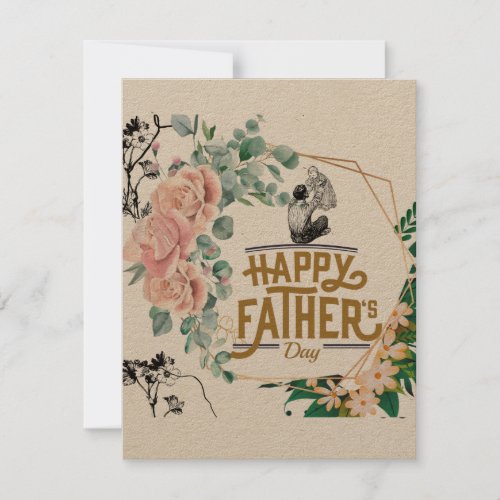 Happy Fathers Day Wishes Card