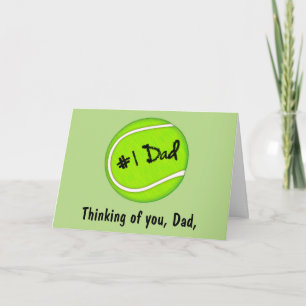 Happy Father's Day with Tennis Ball Card