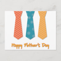 Happy father's day with ties