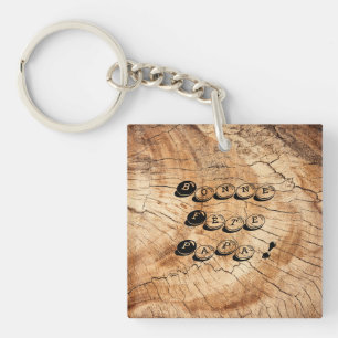 Happy Father's Day! Wood Keychain