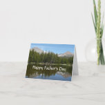 Happy Father's Day Yosemite Lake Reflection Card