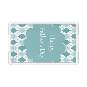 Happy Father's Day Zazzle_Growshop. Acrylic Tray