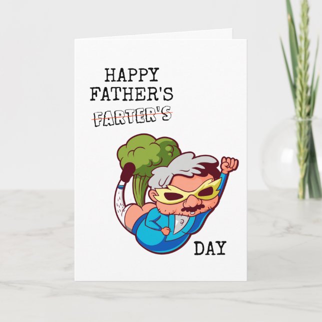 Happy Father's Farter's Day Funny Farter Joke Card (Front)