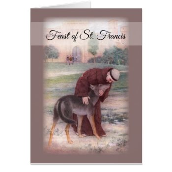 Happy Feast Of St. Francis  Peace Prayer Brown by Religious_SandraRose at Zazzle