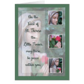 Happy Feast of St, Therese the Little Flower (Front)