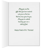 Happy Feast of St, Therese the Little Flower (Inside (Right))