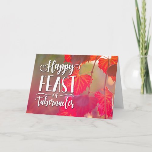 Happy Feast of Tabernacles Card