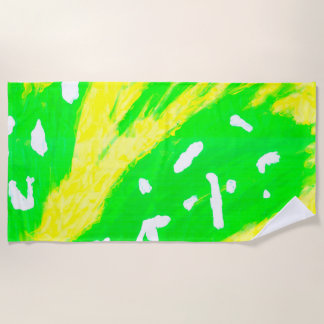 Happy Feeling Beach Towel