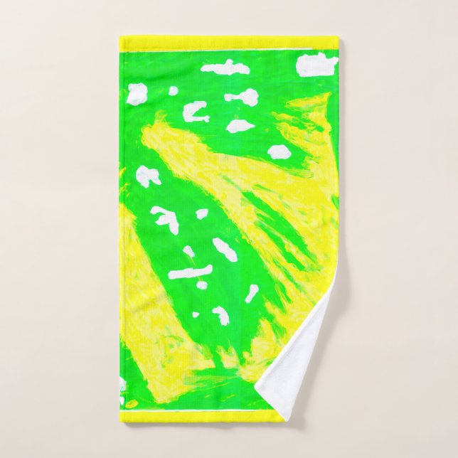 Happy Feeling Hand Towel (Hand Towel)