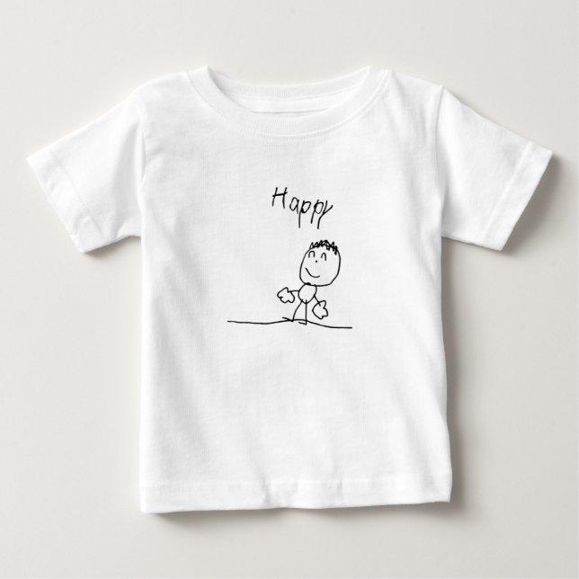Happy Feelings (Kiddo/Baby) Baby T-Shirt (Front)
