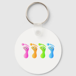 Happy Feet Keychain