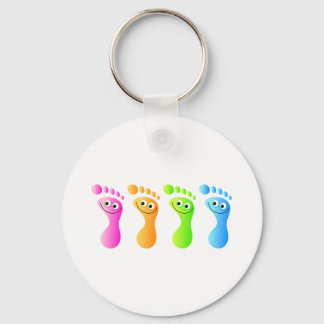 Happy Feet Keychain