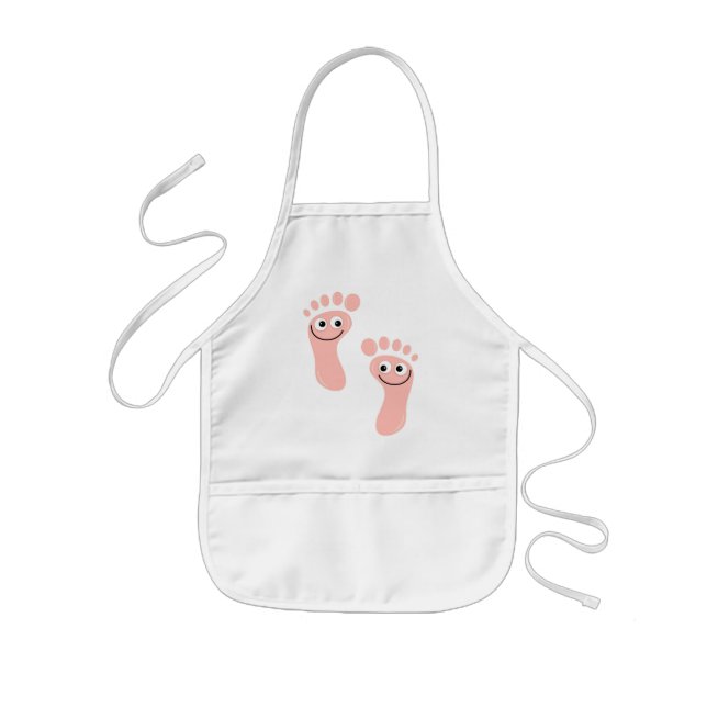 Happy Feet Kids' Apron (Front)