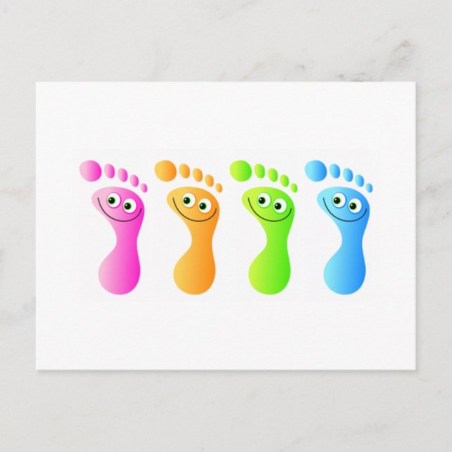 Happy Feet Postcard (Front)