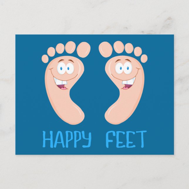 happy feet postcard (Front)