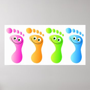 Happy Feet Poster by prawny at Zazzle