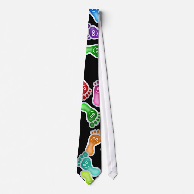 Happy Feet Wallpaper Neck Tie (Front)