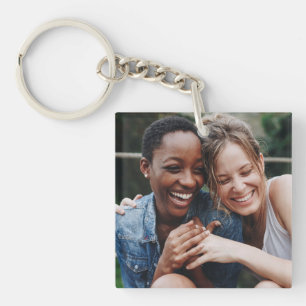 Happy Female Friends Keychain